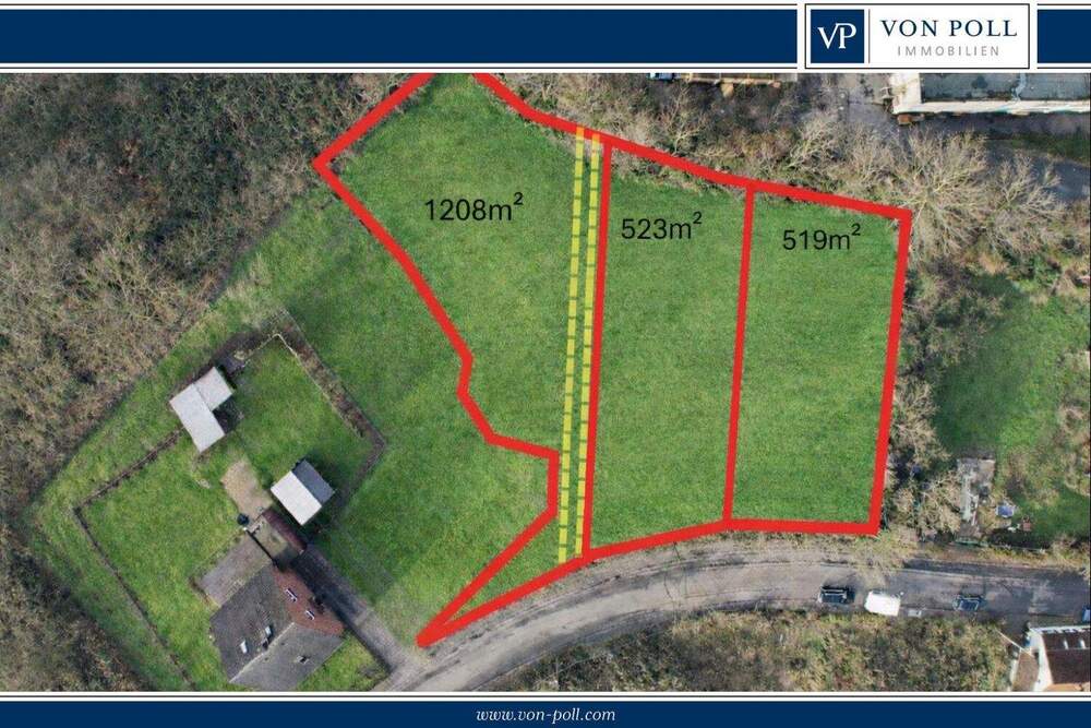 Thumbnail-Großzügiges Baugrundstück mit positiver Bauvoranfrage für 2 freistehende EFH am Rahmer See in DU-Süd