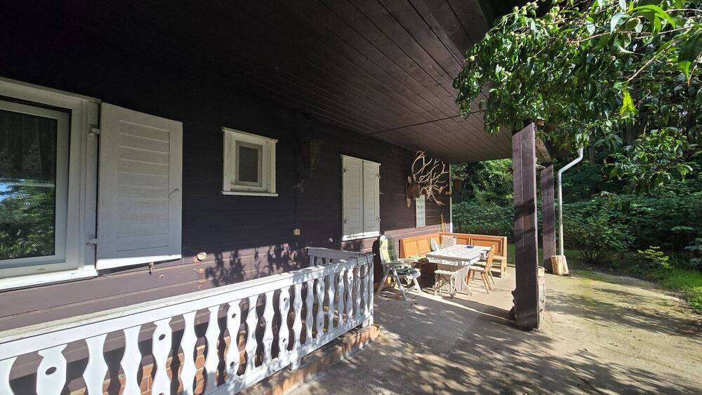 Gartenansicht mit Sitzecke