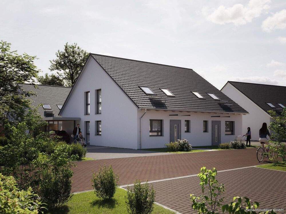 Thumbnail-Ihr neues Zuhause im Grünen - Neubau-Doppelhaushälfte in Mintard