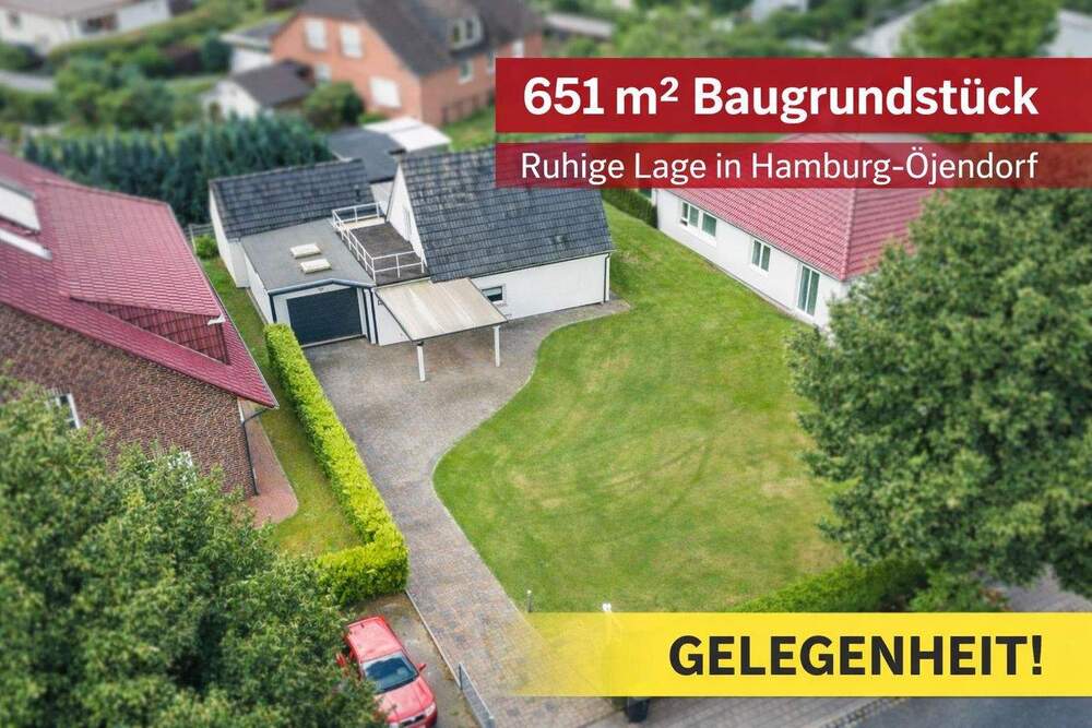 Thumbnail-Ein Platz für Ihr Haus | 651qm2 | Großzügiger Bauplatz für EFH. o. DH. | HH-Öjendorf | GELEGENHEIT!