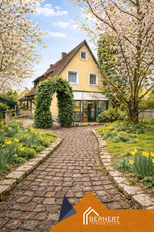 Thumbnail-Märchenhaftes Gartenrefugium mit gepflegtem Wohnhaus und Anbau - ein Ort für naturverbundenes Leben