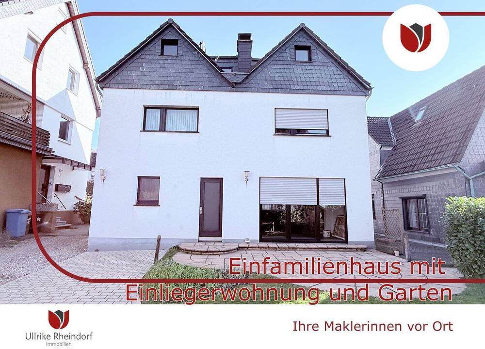 Thumbnail-Rarität im Zentrum von Leichlingen: Freistehendes EFH, teilsaniert, mit Einliegerwohnung, Garten, 2 PKW-Stellplätzen, Ausbaureserven vorhanden