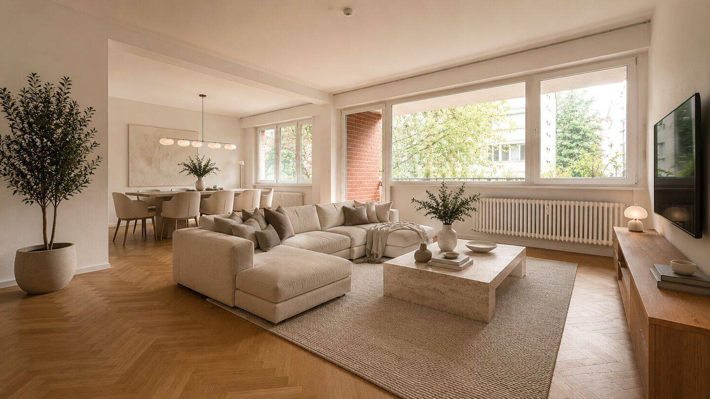 Thumbnail-Gepflegte Drei-Zimmer-Wohnung mit Balkon in bester Lage