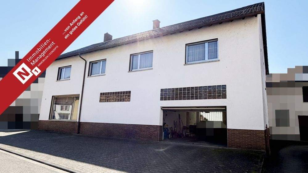 Thumbnail-Großzügiges Ein- bis Zweifamilienhaus mit Garten, XXL-Garage und Ausbaureserve