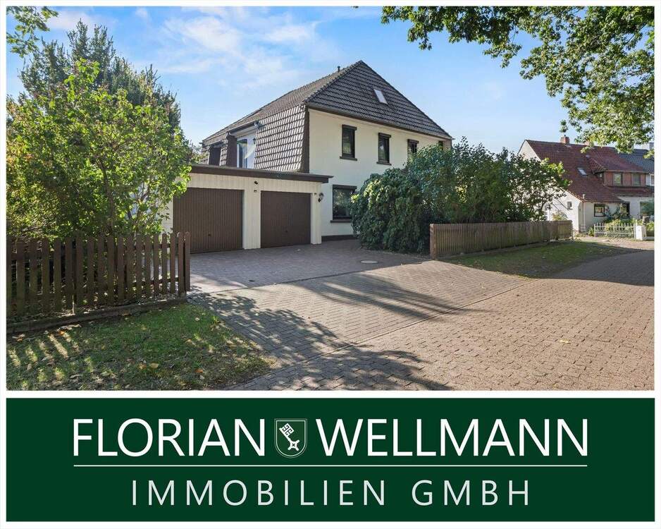 Thumbnail-Oyten - Bassen | Gepflegtes Einfamilienhaus mit viel Platz, zwei Terrassen, großem Garten und Doppelgarage in idyllischer Ortsrandlage