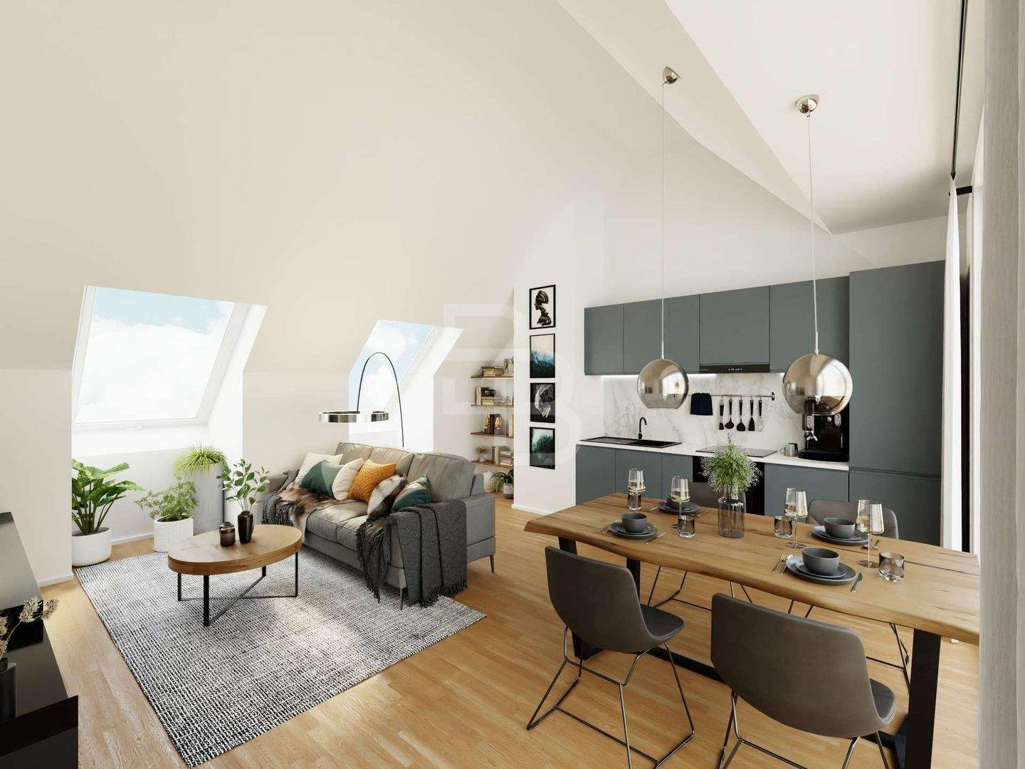 Thumbnail-Hoch hinaus: 2-Zimmer-Wohnung mit Terrasse und Loft-Charakter!