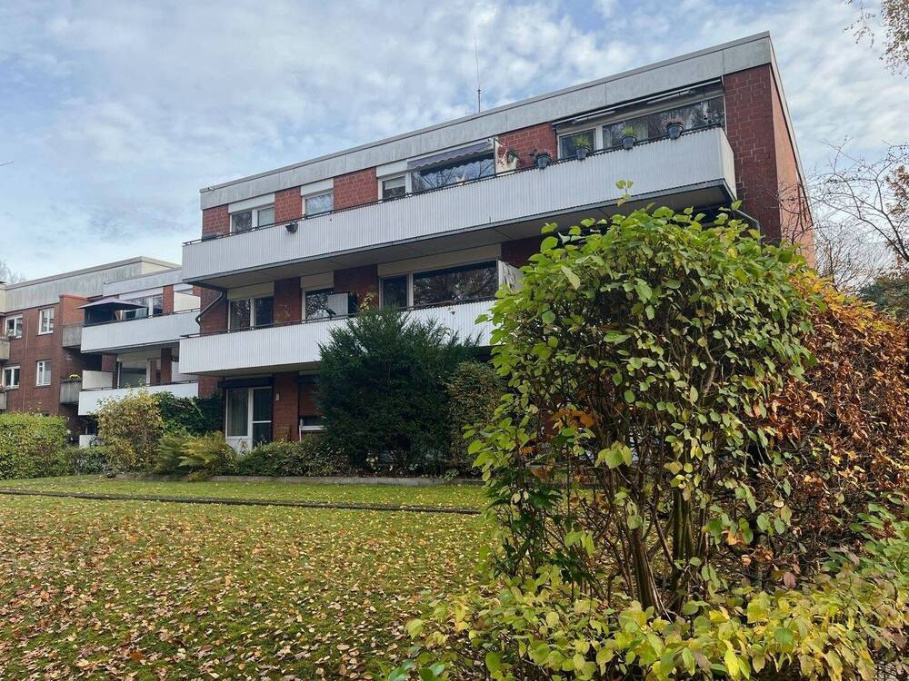 Thumbnail-Zwei Balkone, ein Zuhause - Vermietete 2,5-Zimmer-Wohnung mit Tiefgaragenstellplatz in Niendorf