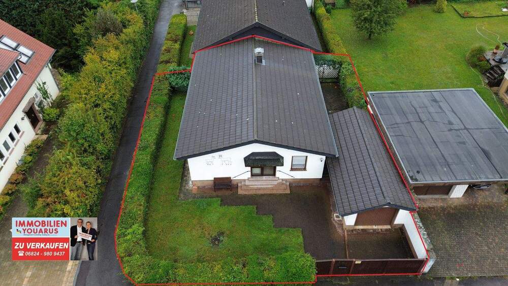 Thumbnail-Wohnen auf einer Etage – Bungalow Einfamilienhaus mit Garage in ruhiger Lage