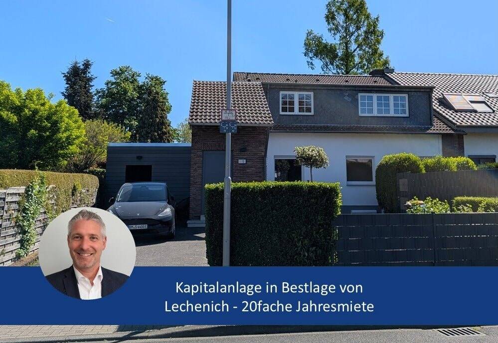 Thumbnail-Lechenich: Voll vermietetes Zweifamilienhaus mit Büroeinheit im Souterrain