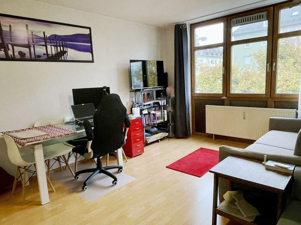 Thumbnail-1-Zimmer-Apartment - 2. OG, gepflegt, vermietet & mit TG-Option in München-Untersendling!