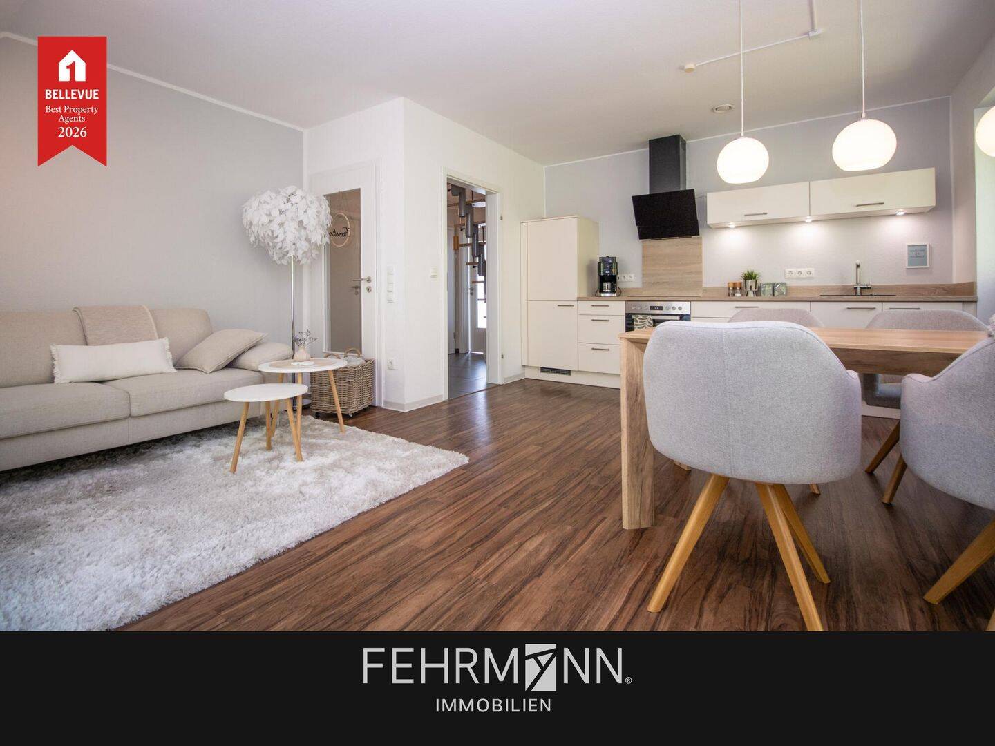 Thumbnail-RESERVIERT - Helle 3-Zimmer-Obergeschosswohnung mit Einbauküche, Dachterrasse & Stellplatz - zur Miete!