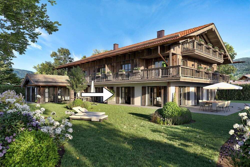 Thumbnail-3-ZIMMER NEUBAU-GARTENWOHNUNG in ROTTACH-EGERN Ausrichtung Süd-Ost, inkl. Garten-SNR 290 m²