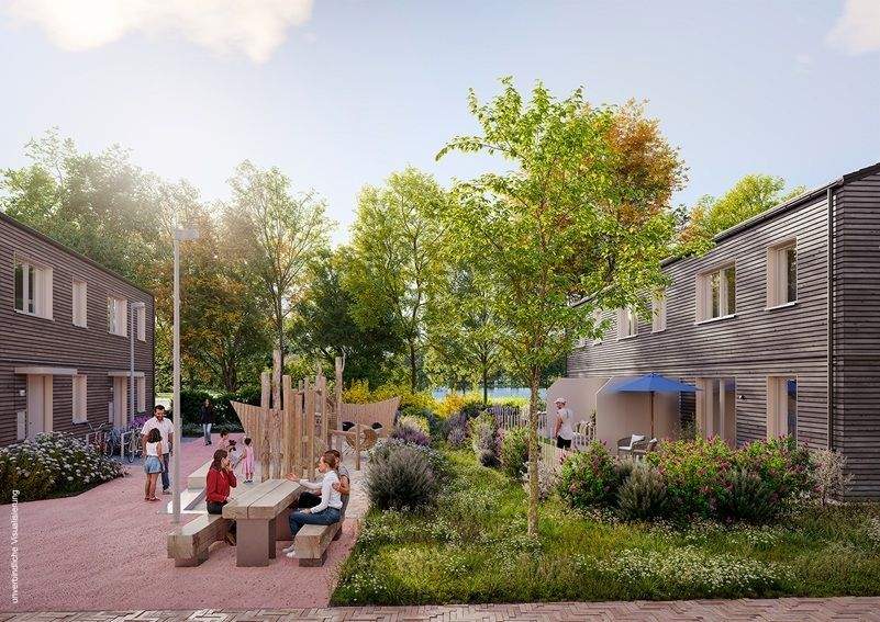 Thumbnail-Barrirefreie Doppelhaushälfte mit 4,5 Zimmern und ca. 125 m² samt Gäste-WC und Terrasse