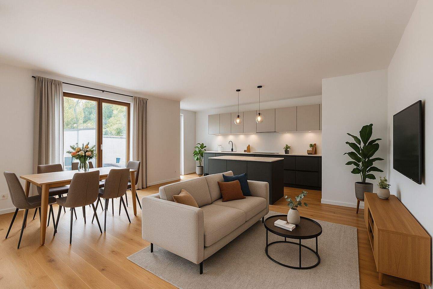 Thumbnail-Bezugsfertige Neubau Vier-Zimmer-Gartenwohnung mit großzügigen Terrassen