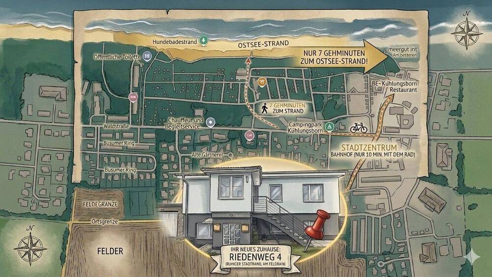 Thumbnail-Strandnah & Feldrandlage: Ihr sonniges EFH mit ELW an der Ostsee