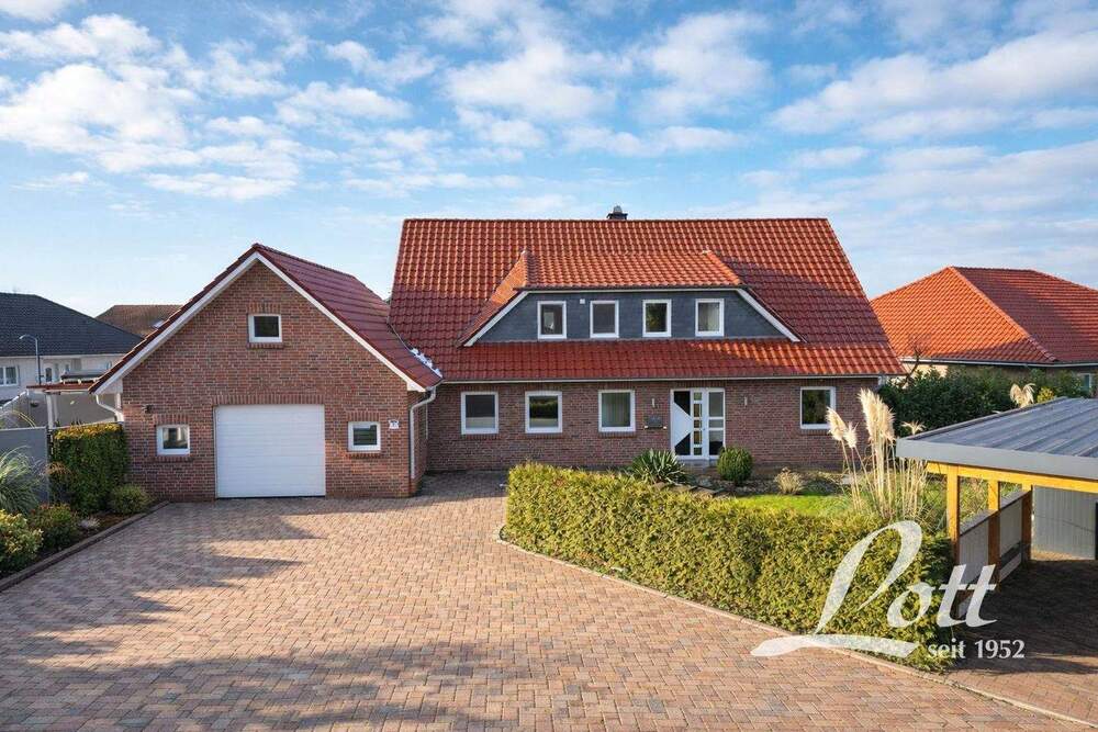 Thumbnail-+++ Großzügiges Einfamilienhaus mit Garage und Carport in ruhiger Sackgassenlage von Barßel! +++