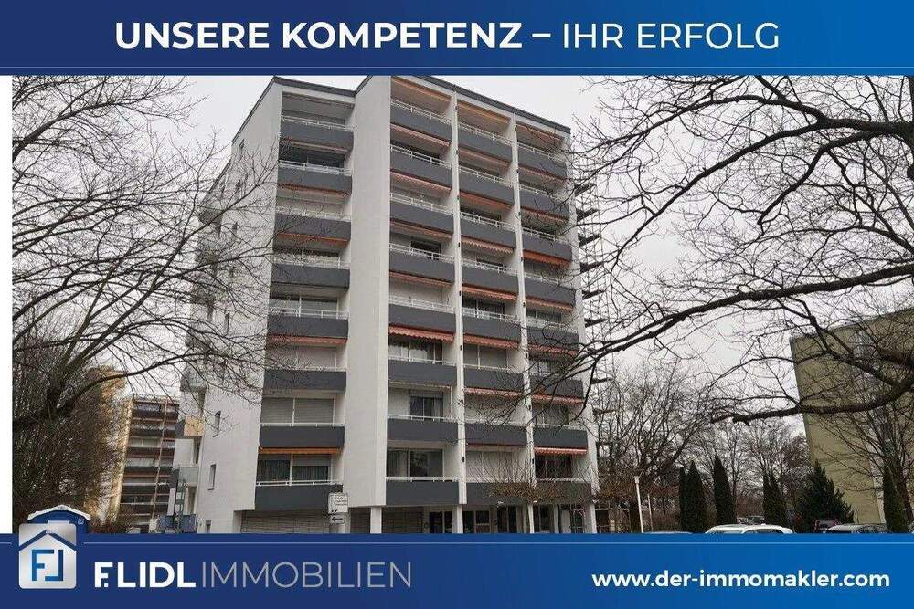Thumbnail-Gepflegtes 1,5 Zimmer Appartement, 8. Stock Penthouse-Charakter mit Sonnenbalkon in Bad Füssing