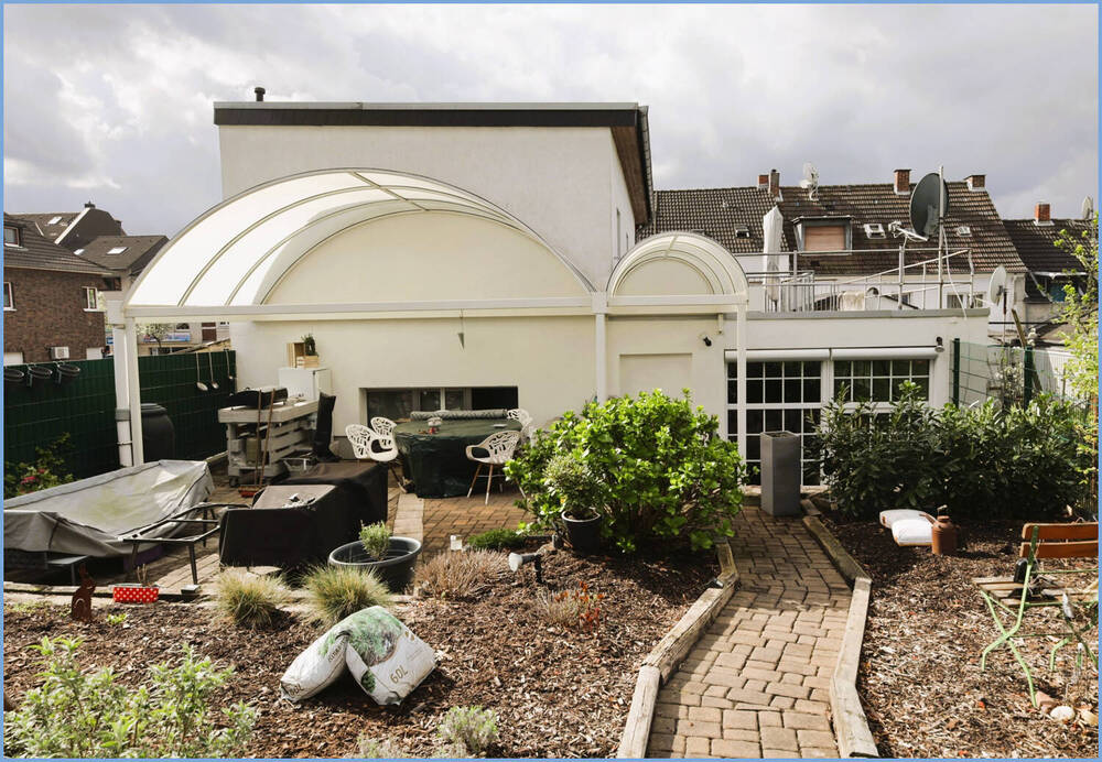 Gartenansicht Hinterhaus