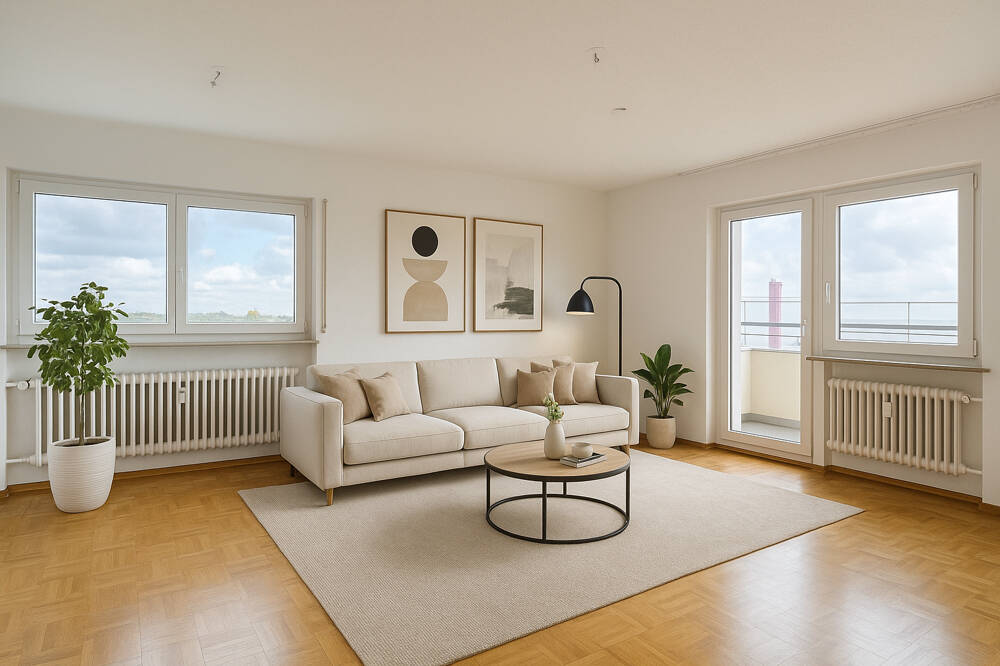 Wohnzimmer visualisiert