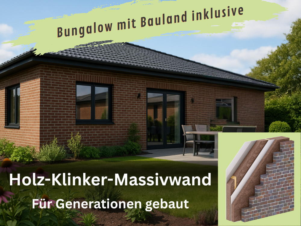 Thumbnail-Bungalow mit Bauland inklusive - Barrierefrei & modern wohnen!