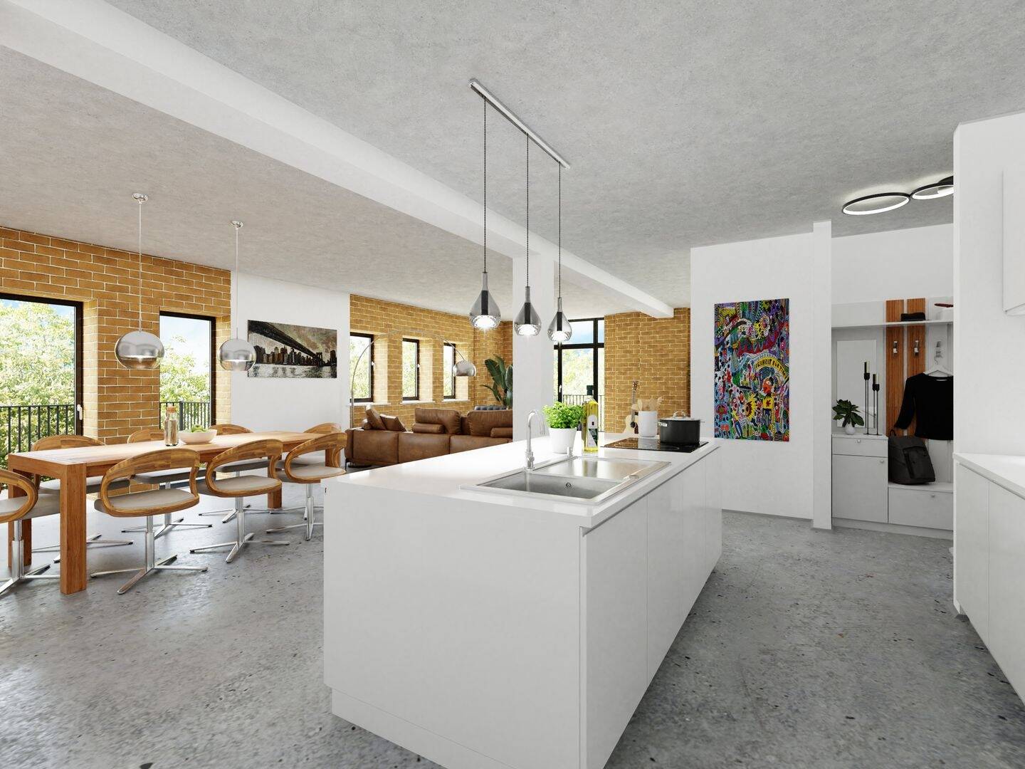 Thumbnail-Art Loft am See mit 85 % AFA *** autarke Energieversorgung Strom Wärme +++2 große Balkone +++