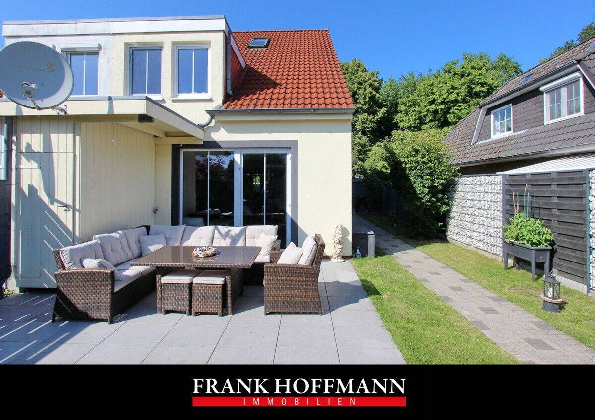 Thumbnail-Sackgassenlage - Moderne Doppelhaushälfte mit ausgebautem Dachstudio & Doppelcarport in Elmshorn