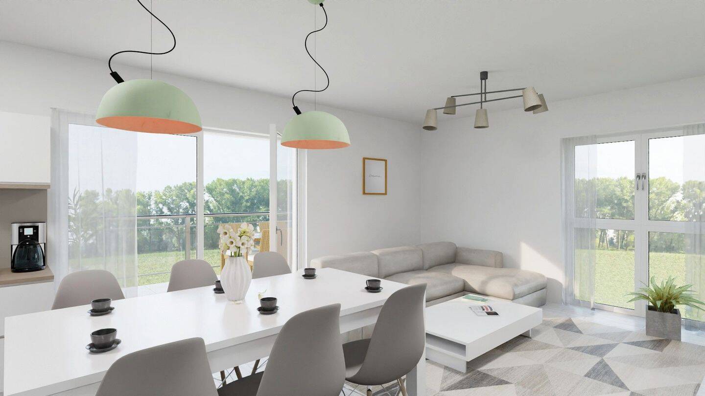 Thumbnail-Stilvolle 4,5-Zi.-OG-Wohnung in Ergenzingen - hell, modern, mit Balkon & VVS-Bahnhof in 5 Gehmin.