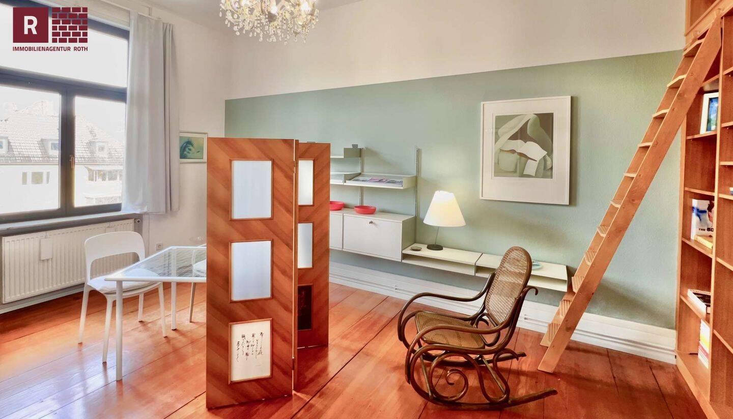 Thumbnail-Möblierte Designwohnung im Nordend - Balkon, Altbau, sofort bezugsfertig