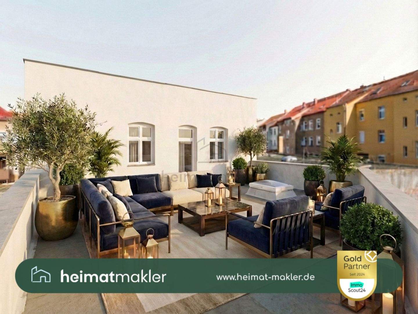 Thumbnail-Hochwertige 4-Zimmer-Doppelhaushälfte mit 35m² Dachterrasse | Erstbezug nach Kernsanierung
