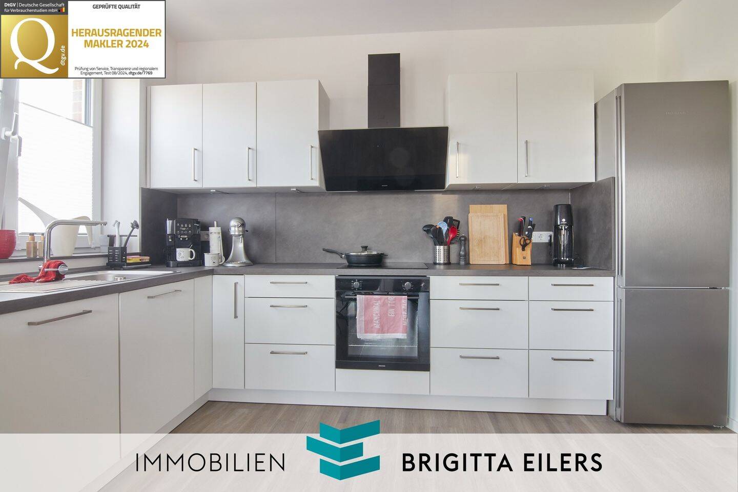 Thumbnail-Ab 01.08: Barrierearme 4-Zimmer-Wohnung mit Nolte-Einbauküche, herrlichem Balkon u. Stellplatz!