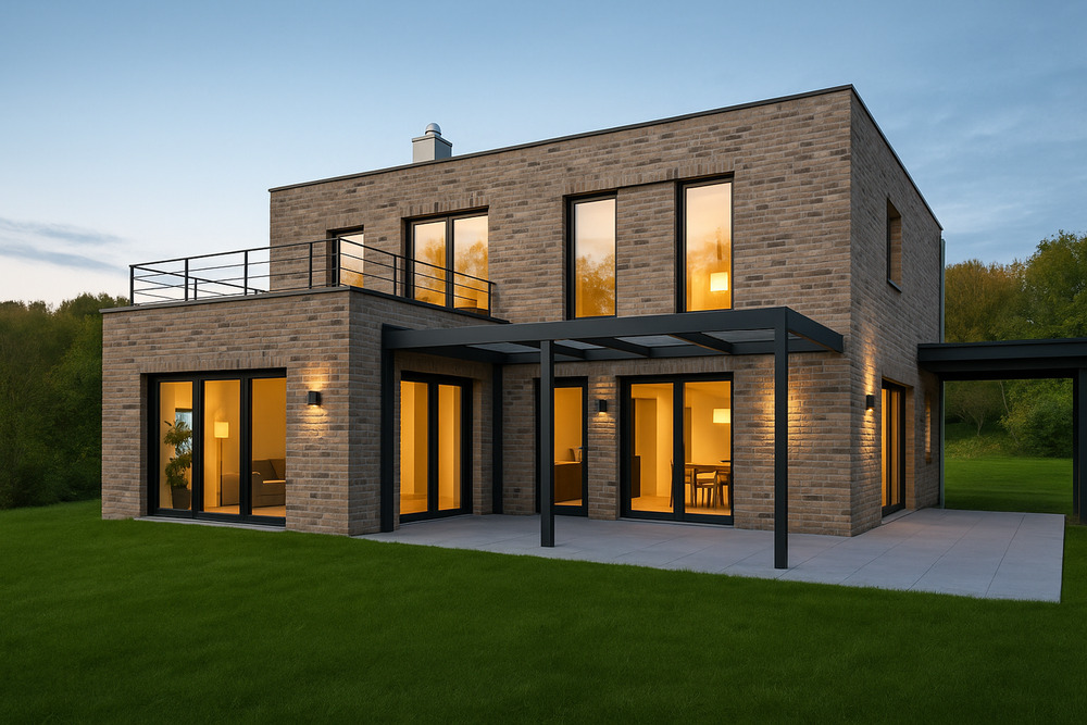 Thumbnail-Außen massiv. Innen gemütlich. Danhaus mit Klinkerwand zum Nulltarif!