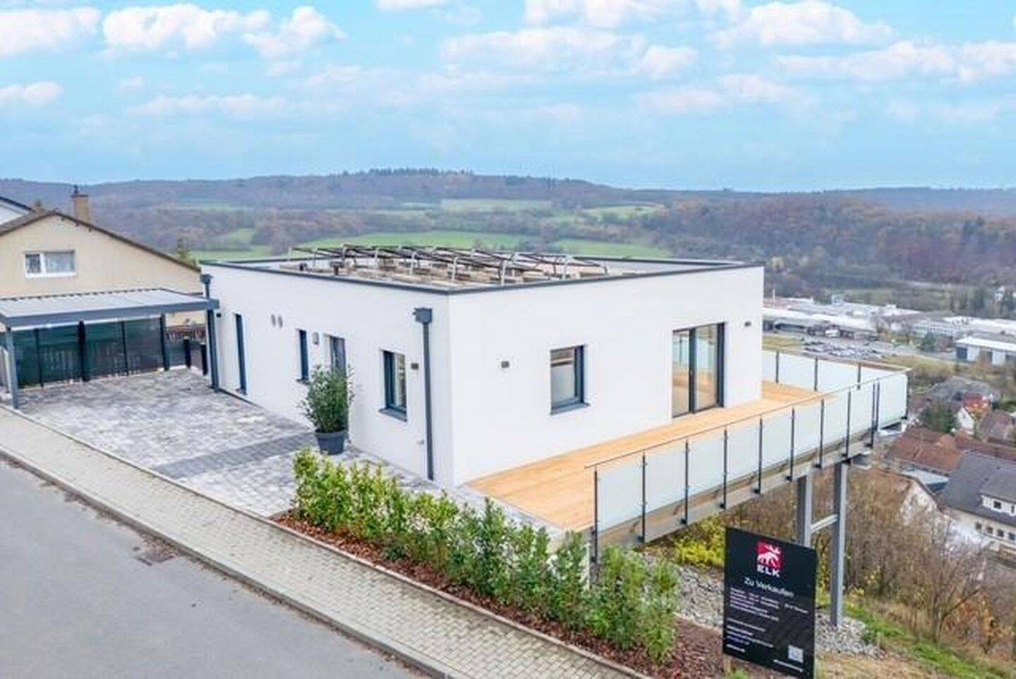 Thumbnail-Sofort einziehen BW 80 m2 Terrasse Carport unverbaubare Fernsicht einzigartig KFW 40 102 m2 WHF