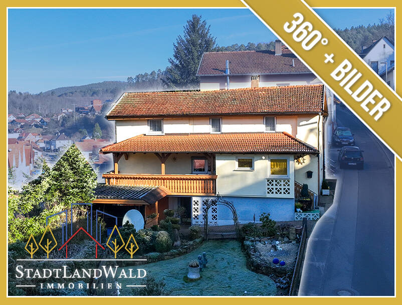 Thumbnail-Einfamilienhaus mit 2 Garagen mit Ausblick über Bundenthal