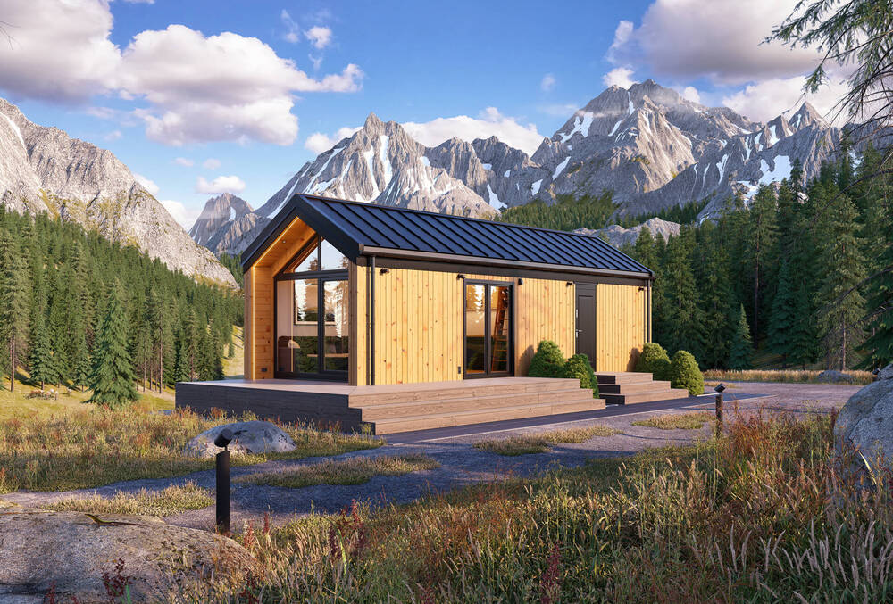 Thumbnail-Minihaus KfW 40 förderfähig- zum Dauerwohnen in Schwanebeck bei Nauen!