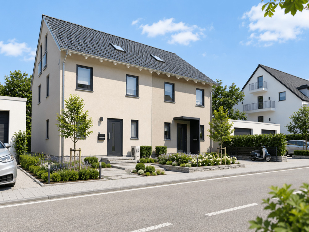 Thumbnail-Wölfersheim: Moderne Doppelhaushälfte mit Grundstück in zentraler Lage - 2. Baureihe