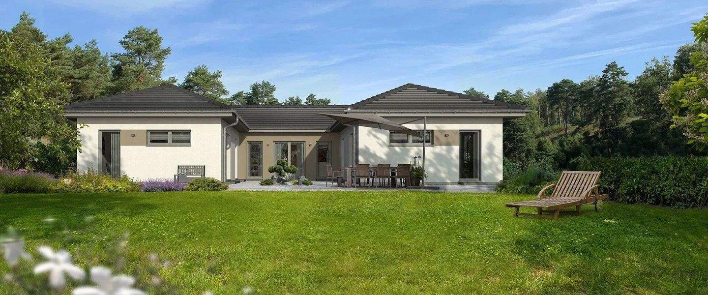 Thumbnail-Bungalow mit Atrium