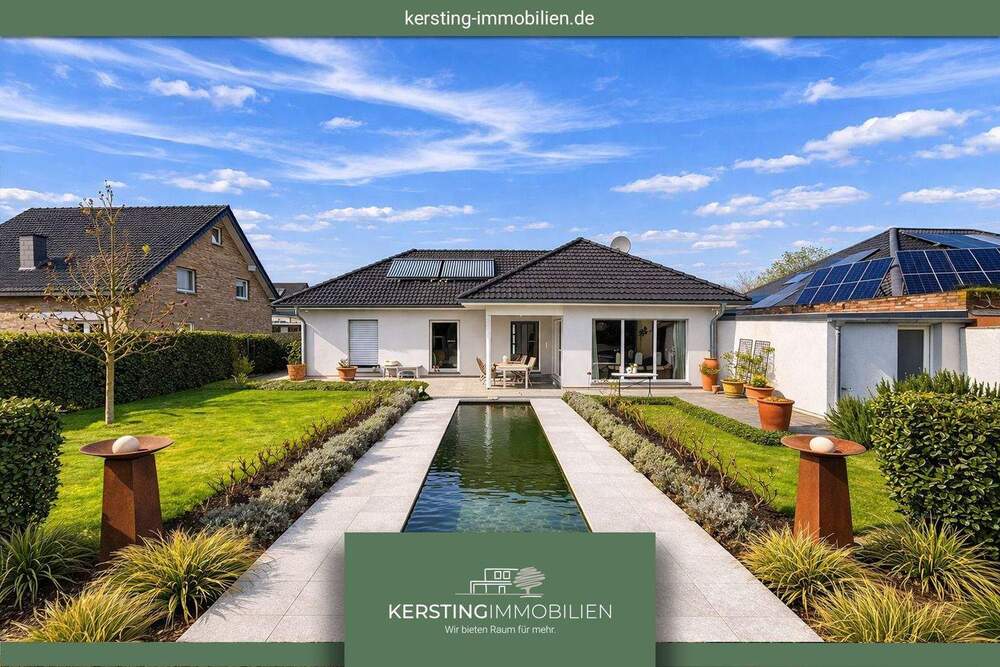 Thumbnail-Freistehender Komfort-Bungalow mit exklusivem Gartenambiente unmittelbar am Naherholungsgebiet!