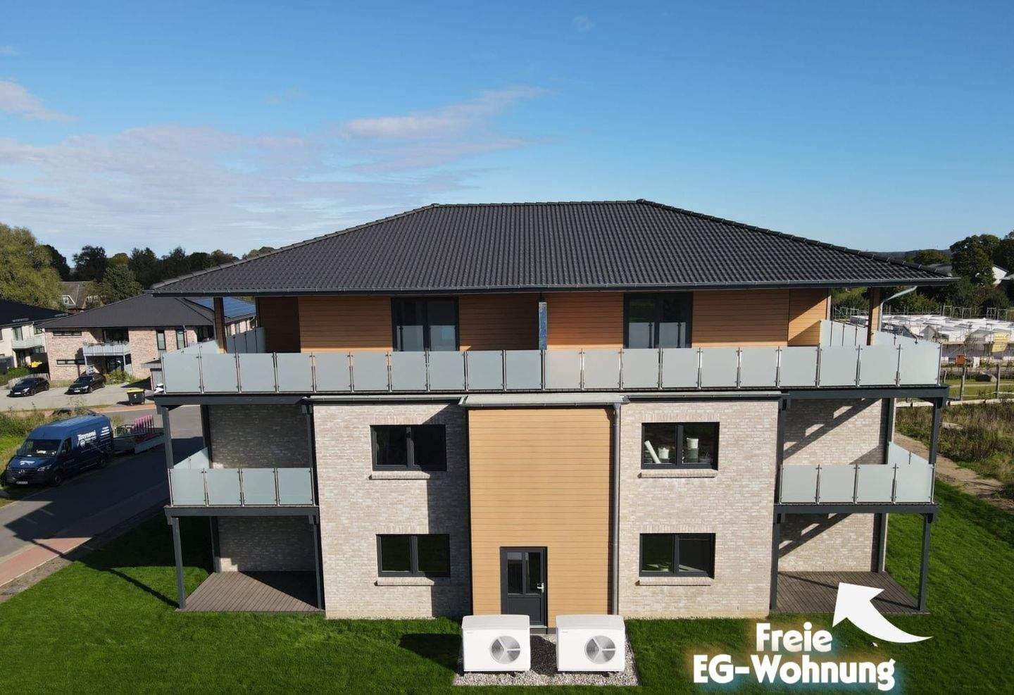 Thumbnail-Barrierefreie EG-Wohnung in Steinbergkirche, Neubau u. schlüsselfertig inkl. Einbauküche!