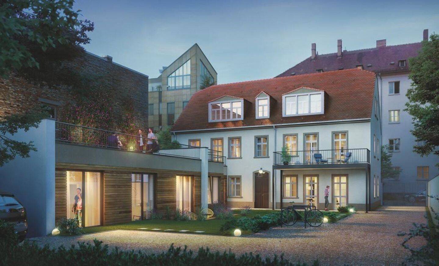 Thumbnail-Neubaukomfort im Denkmal - Erstbezug mit Terrasse zum grünen Innenhof