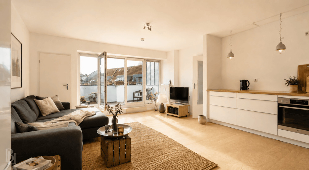 Thumbnail-Neuwertige 3-Zimmer-Dachgeschosswohnung mit großem Südbalkon in Berlin-Johannisthal - frei
