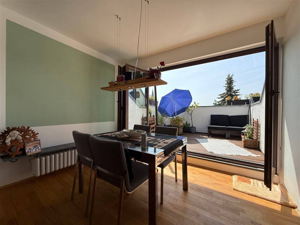 Wohnzimmer / Dachterasse 