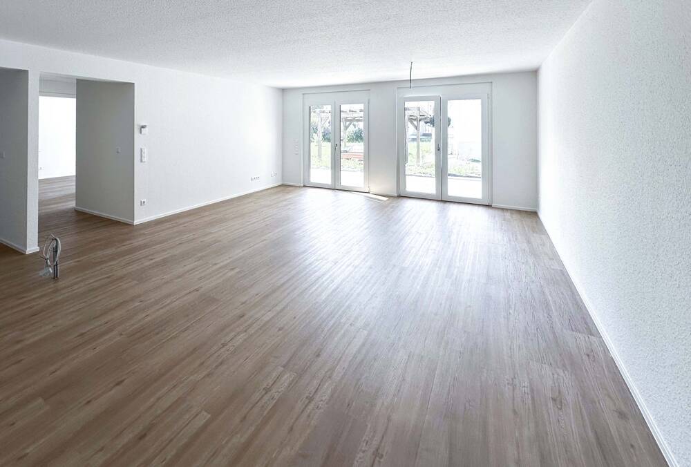 Thumbnail-Erstbezug! Schöne 3-Zimmer-Erdgeschoss-Wohnung mit Gartenanteil