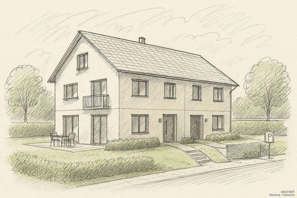 Thumbnail-Modernes Wohnen am Chiemsee - Ihr neues Zuhause wartet!!! Drei Zimmer Neubau in Seenähe