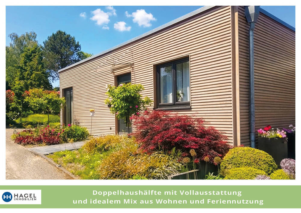 Thumbnail-Asendorf: Doppelhaushälfte mit ca. 90 m², 60 m² Terrasse, Vollausstattung und idealem Mix aus Wohnen und Feriennutzung
