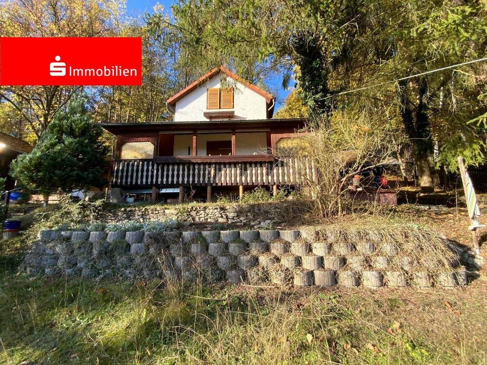 Thumbnail-Wochenendhaus mit Blockhütte auf großem Gartengrundstück