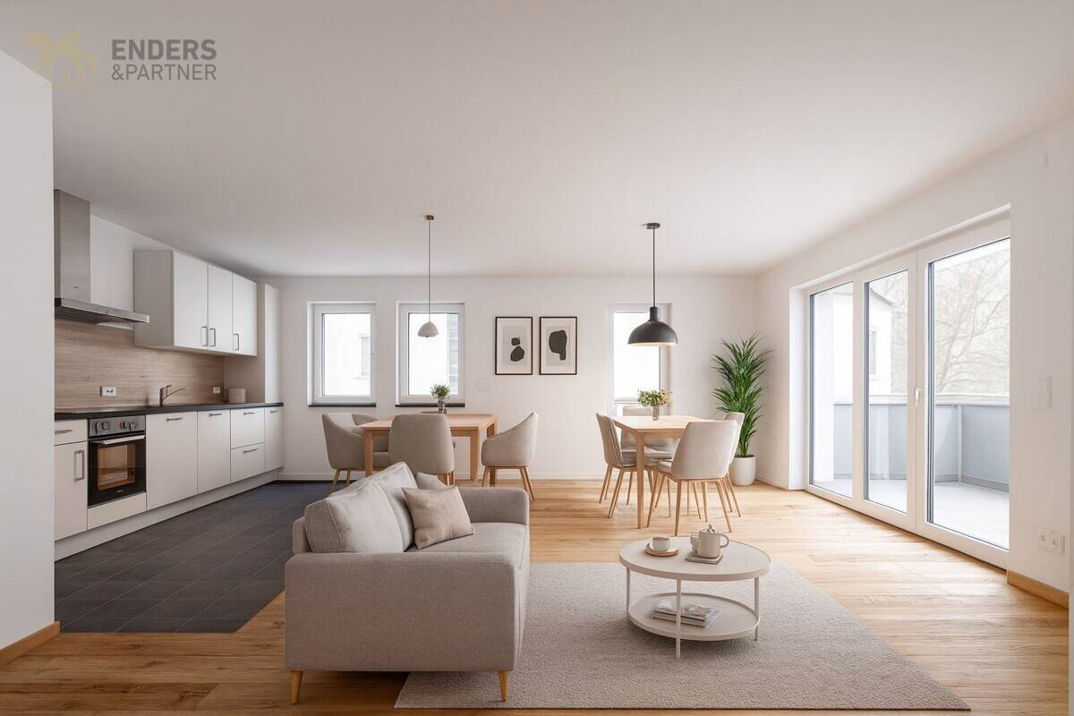 Thumbnail-Moderne Eigentumswohnung mit Balkon und Blick auf die Sauer - Nähe Wasserbillig, barrierefrei