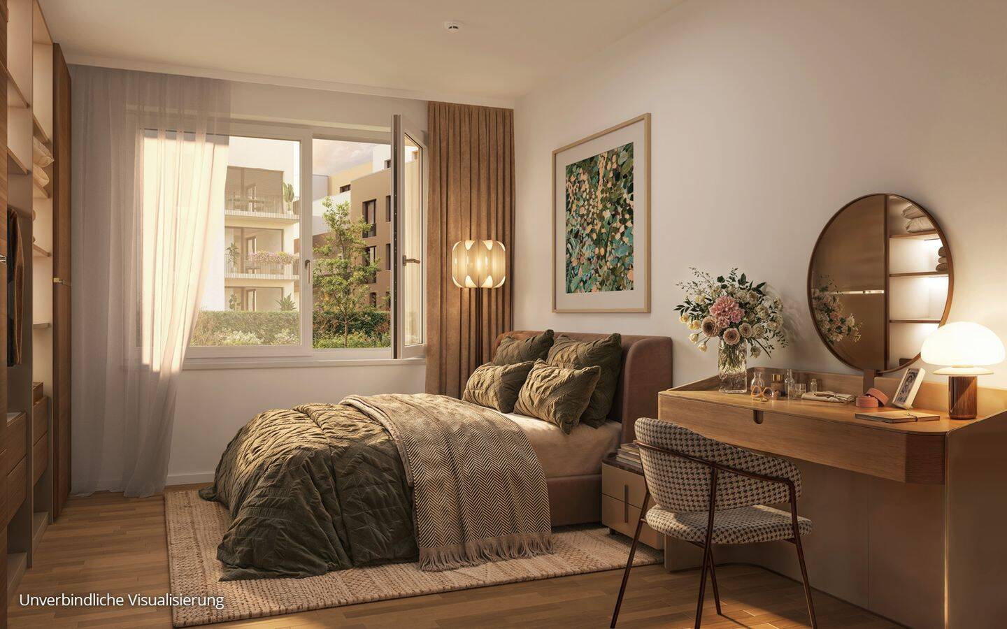 Thumbnail-Attraktive 2-Zimmer-Wohnung mit ca. 57 m² samt Dusche und Balkon