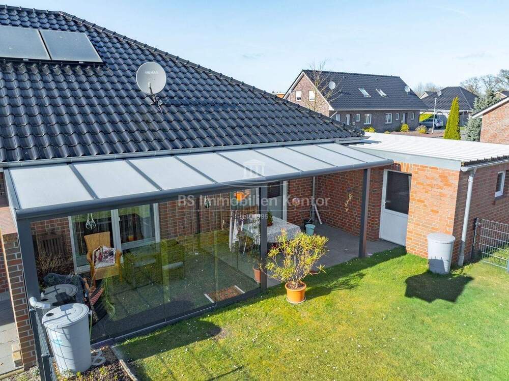 Thumbnail-Gepflegte Bungalow-DHH in ruhiger Lage von Flachsmeer mit moderner Ausstattung & guter Infrastruktur