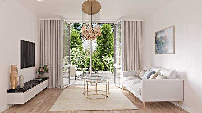 Thumbnail-Reicheneckhaus mit großen Garten in unmittelbarer Nähe zur Allacher Lohe, ausgeführt im KfW-40-Standard.