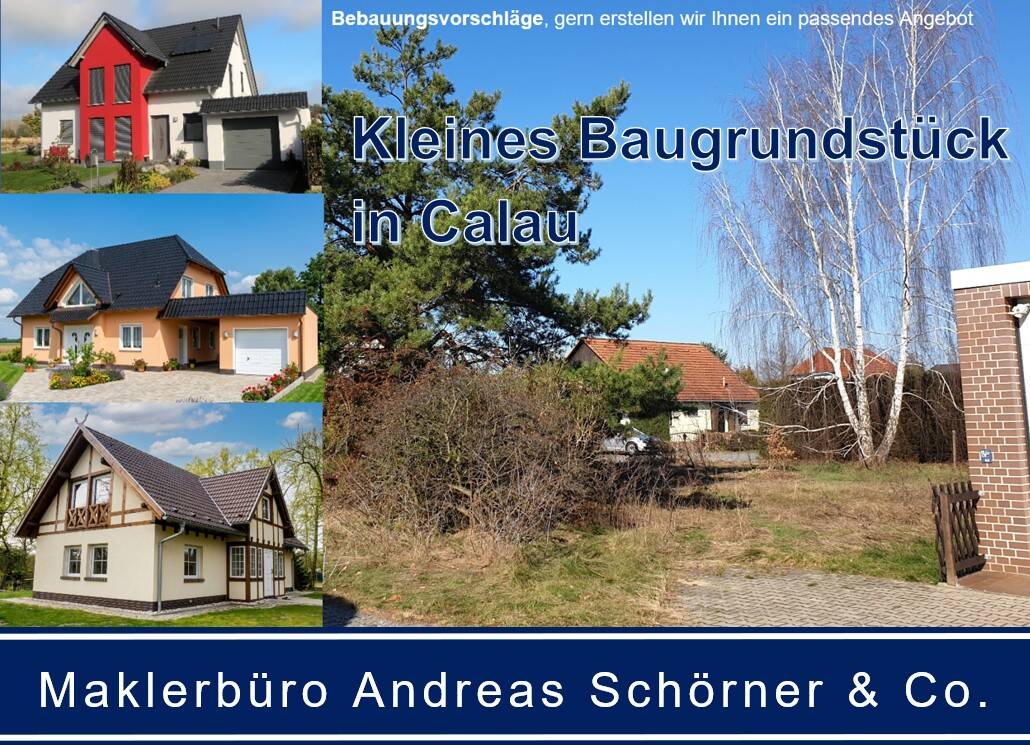 Thumbnail-Baugrundstück in Calau - Klein aber fein